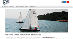 Desktop Screenshot of northshoreyachtclub.com